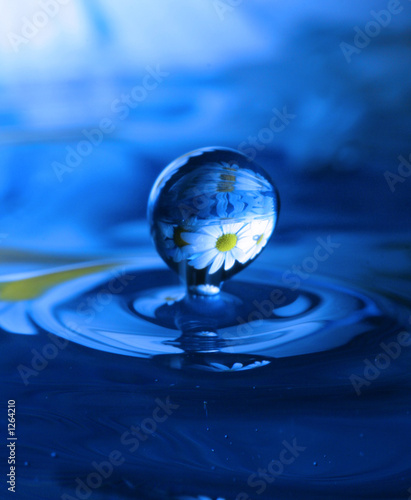 Photo: blue waterdrop blue waterdrop