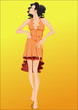 woman in coktail dress woman in coktail dress
