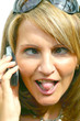 crazy woman face