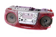 smashed ghetto blaster