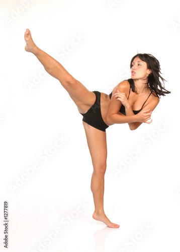 girl kick