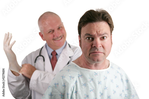 Photo: first prostate exam first prostate exam