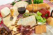 gorgonzola, parmigiano, pecorino cheese
