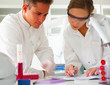 scientists working