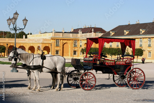 Photo: calèche à schönbrunn calèche à schönbrunn