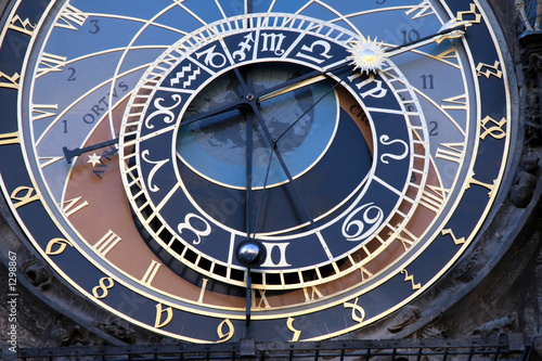 astronomic clock in the old town praha, czech republic