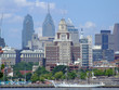 philadelphia skyline from nj side philadelphia skyline from nj side