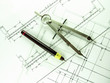 technical pen & compass