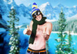 le skieur fou