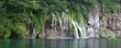 waterfall in plitvice lake
