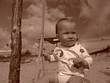 enfant en sépia