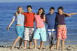 smiling group