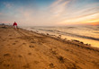 beach in the evening
