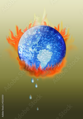 Illustration: global warming global warming