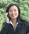 business woman on phone
