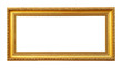 blank golden picture frame