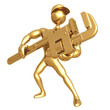 hold pipe wrench