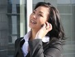 business woman on phone