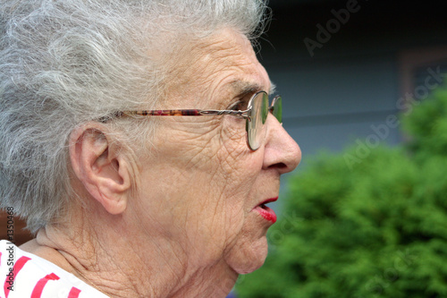 Photo: annoyed grandmother annoyed grandmother