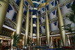 lobby view from ground floor of burj al arab