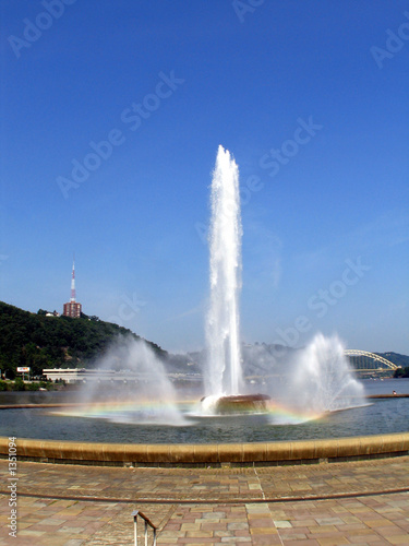 Photo: rainbow fountain rainbow fountain
