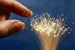 tiny fiber optics can carry huge amounts of data tiny fiber optics can carry huge amounts of data