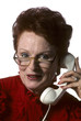 Photo: business woman on telephone business woman on telephone