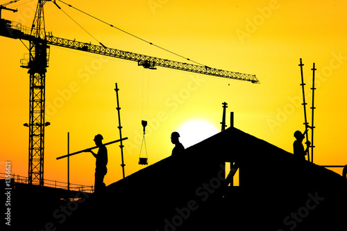 construction site yellow construction site yellow