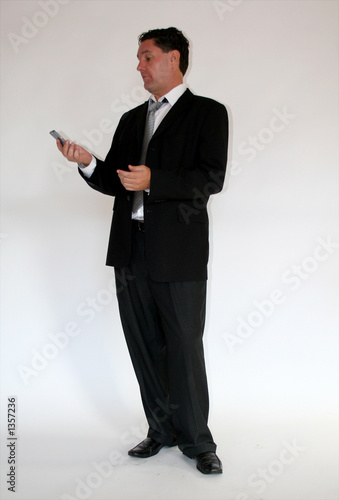 Photo: businessman on phone businessman on phone