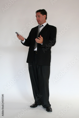 Photo: man with phone man with phone