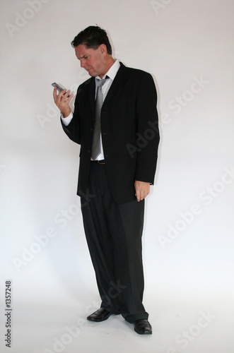 Photo: man with phone man with phone