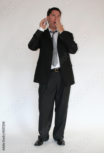 Photo: businessman on phone businessman on phone