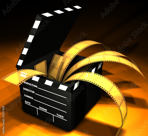 clapboard (open box)