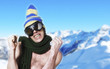 skieur fou