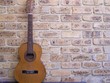 resting guitar