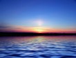 evening. ocean