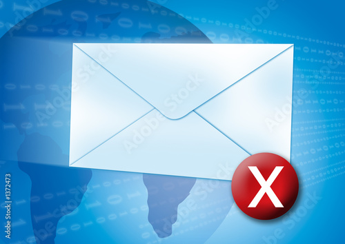 Illustration: email error / virus email error / virus