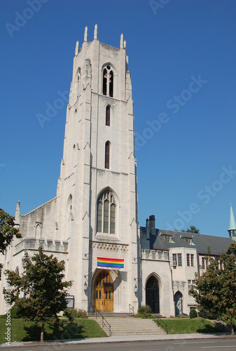 Photo: church welcomes gay church welcomes gay