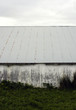 old barn and clouds
