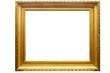 Photo: rectangular golden picture frame w/ path rectangular golden picture frame w/ path