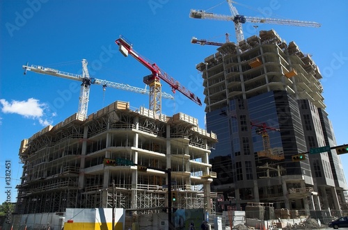 Photo: skyscraper construction skyscraper construction