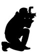 silhouette fotograf clipping path