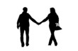 paar silhouette