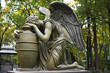 sculpture in the donscoy monastery