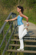 woman exercising