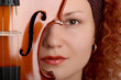 girl with violin