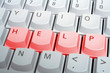 Foto: keyboard help - red keyboard help - red