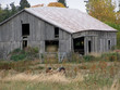 old barn in autumn
