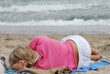 on the beach on the beach