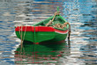 boat moored in harbor
